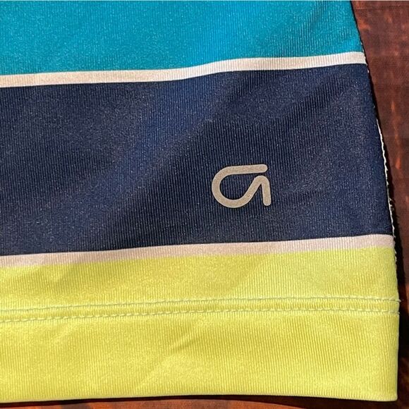 Gap Gapfit Green Blue Yellow Striped Tank Top Size M Preowned - Picture 4 of 7